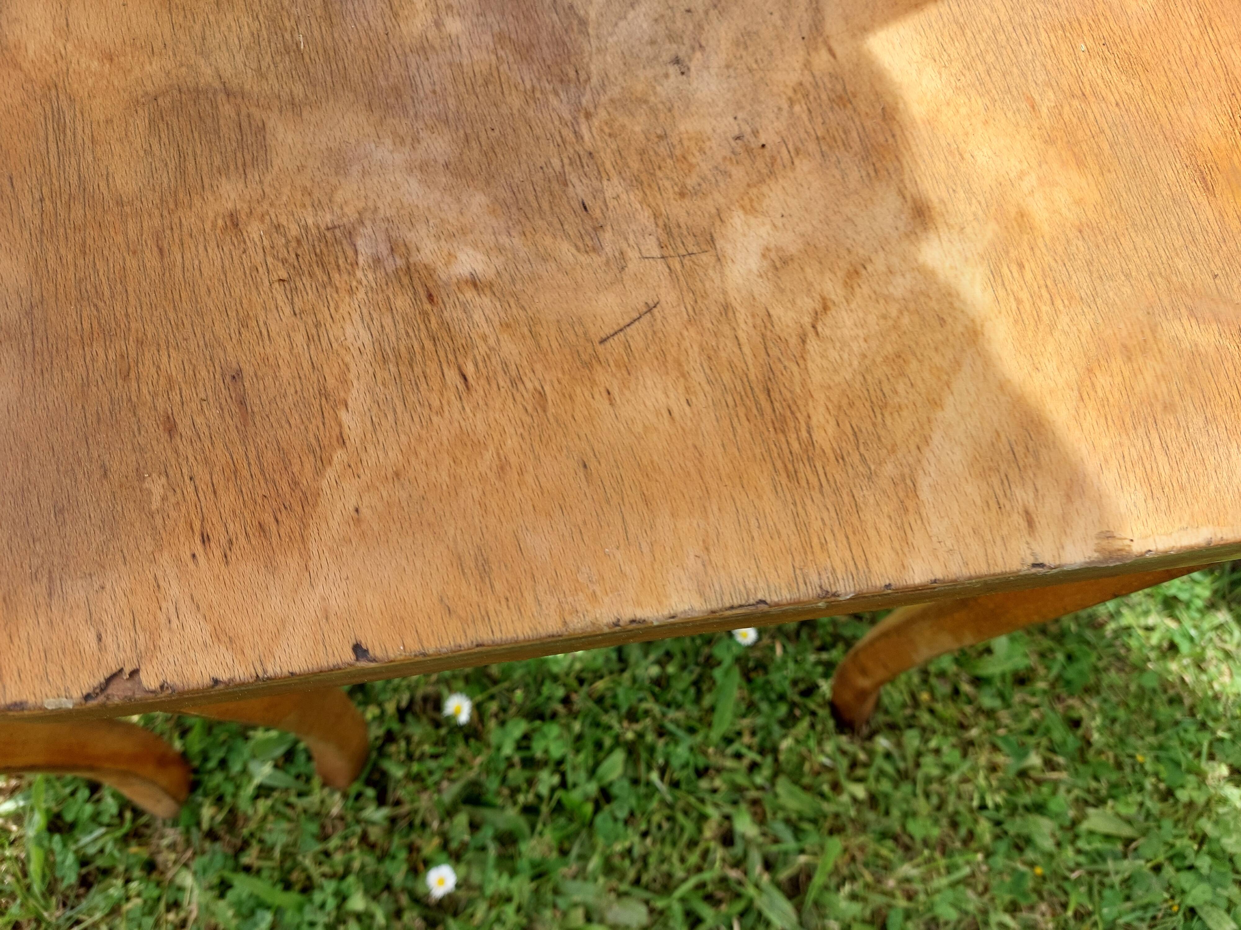 6 sanded bistro chairs