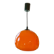 Suspension en opaline orange, 1970