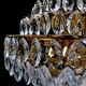 Vintage XXL Luxury Golden Chandelier Fine Gold and Crystal , 60 70 years