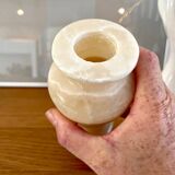 Vintage alabaster vase