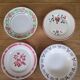Lot 4 assiettes vintage faïence années 60