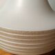 Suspension verre en opaline blanche