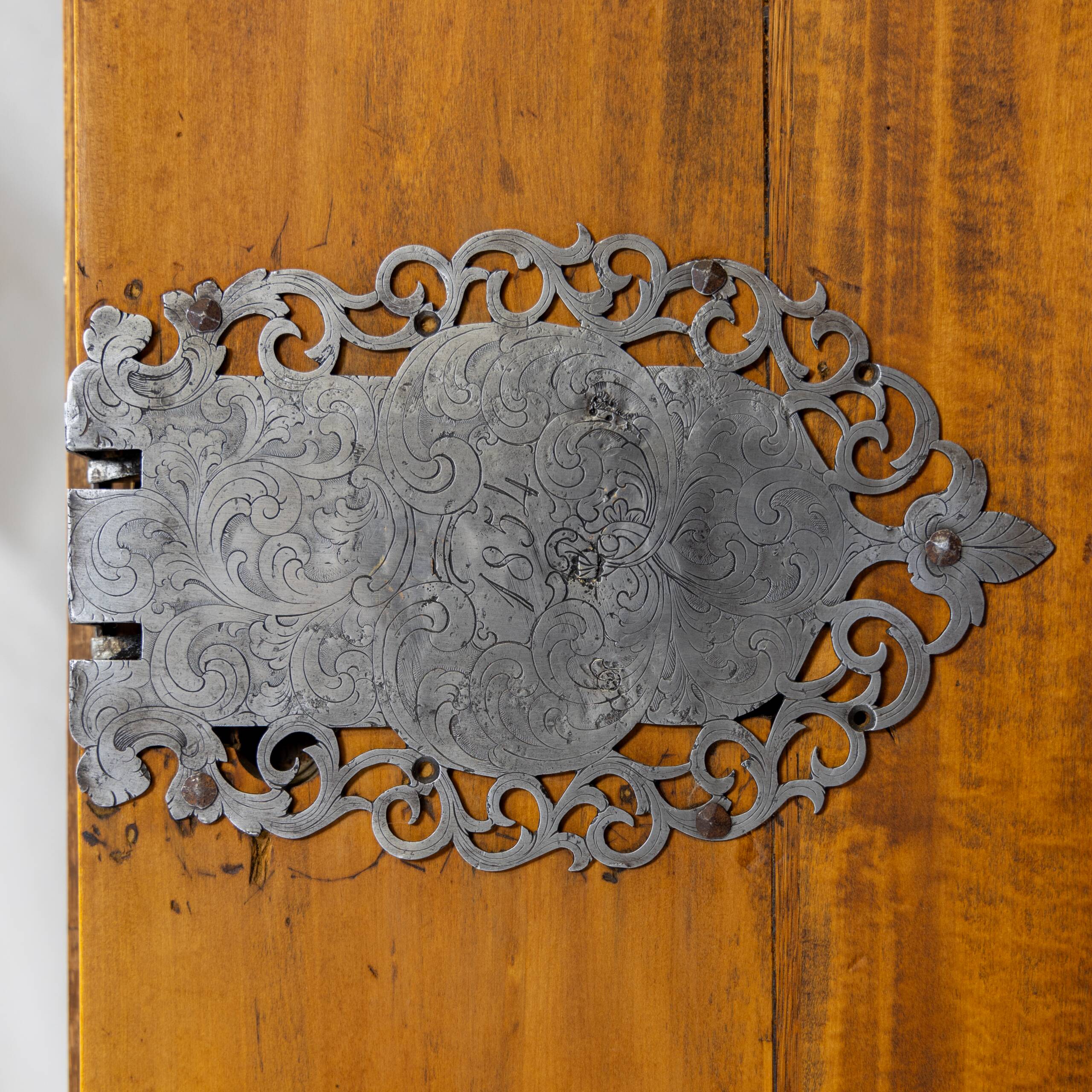 18th-century oak Baroque wardrobe - Königsberg