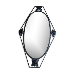 Miroir vintage fer forgé