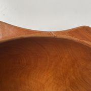 Coupe à fruits en bois biseauté