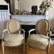 Authentic louis xv armchair pair