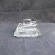 Art Deco Сrystal/Glass Cheese/butter Dome with lid, circa 1930-40, Belgium