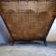 Old studded leather club chair 1930-1930