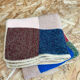 Wool patchwork blanket