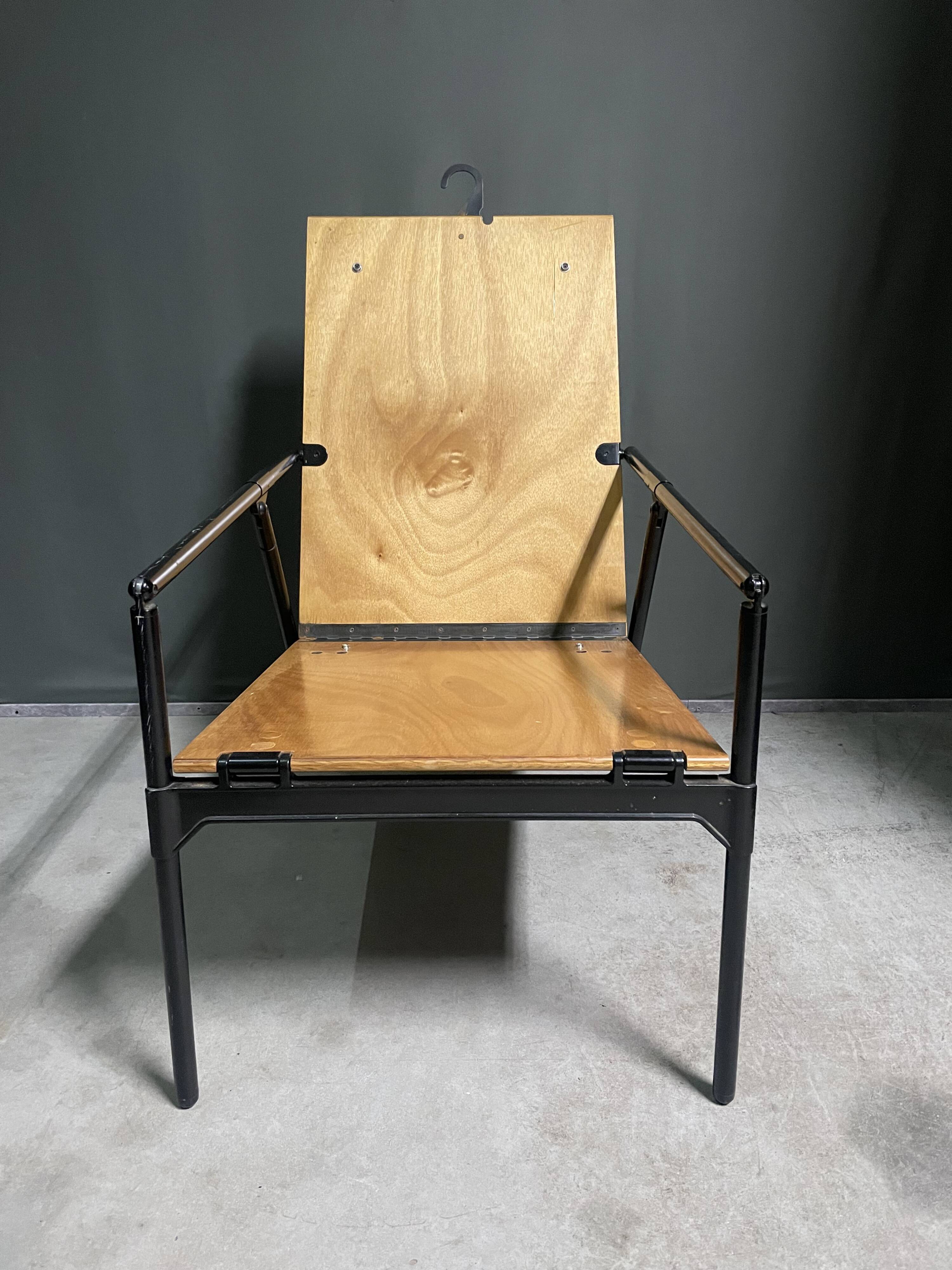 Rare Richard sapper folding chair for B&B italia,