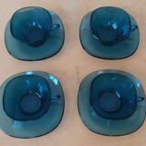 Set of 4 cups Vereco 60s