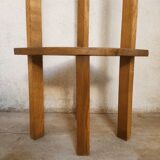 Teak corner shelf