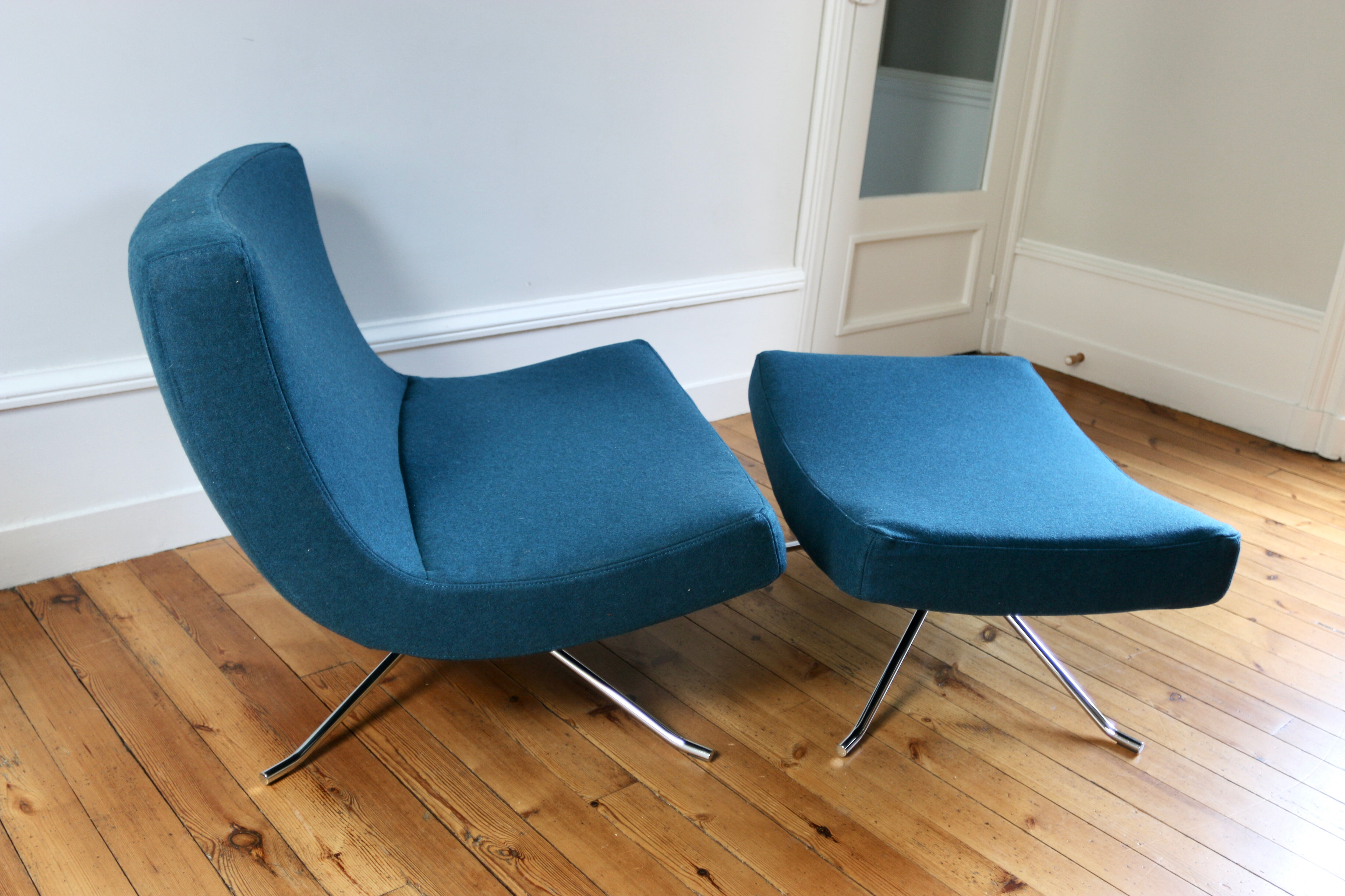 Armchair and ottoman "POP" Christian Werner Roset Line