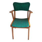 Chaise de bridge verte - Années 50/60