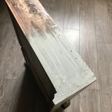 Large Parisian buffet gray putty