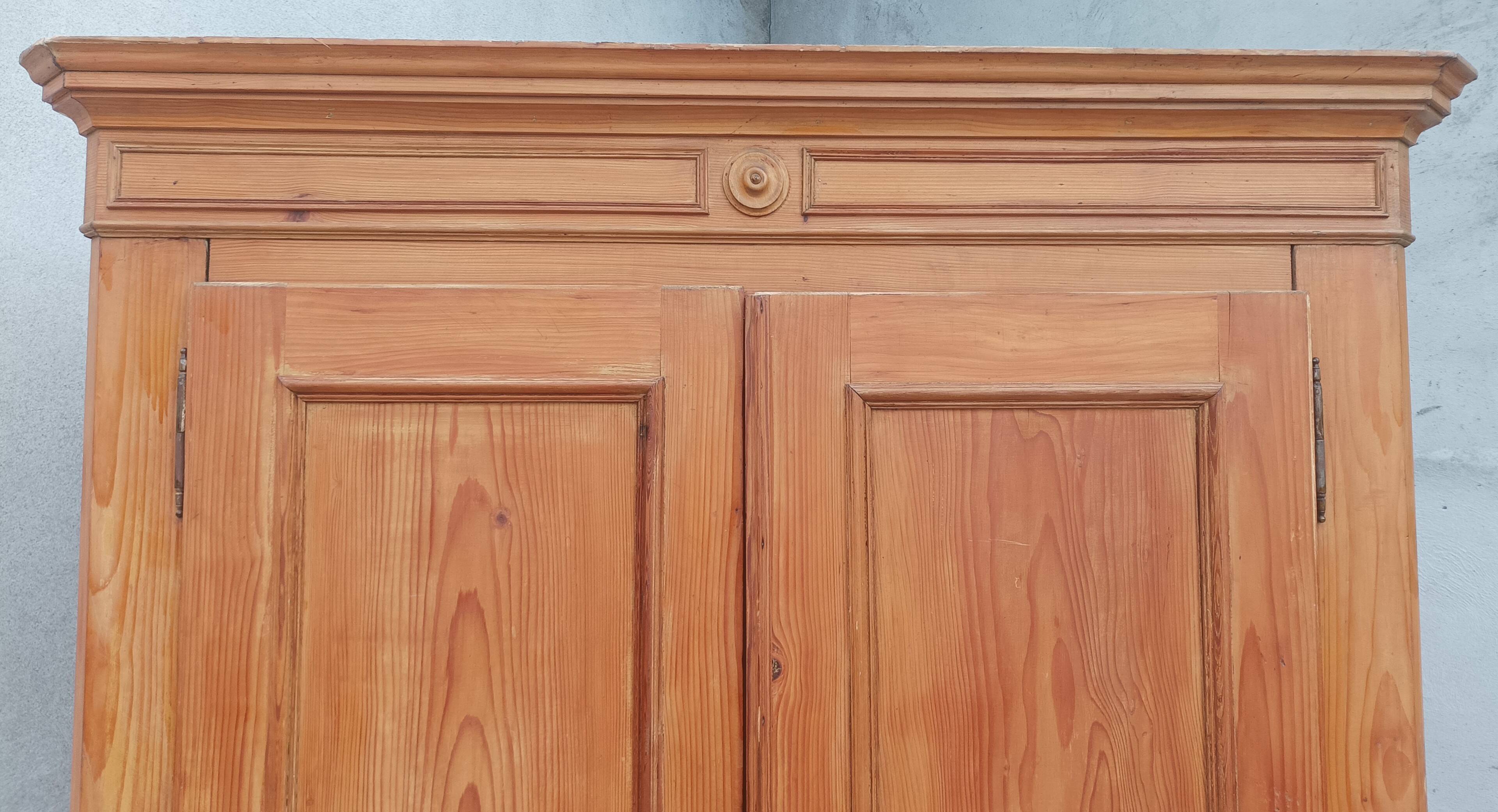 19th century larch mountain chalet wardrobe