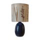 Vintage ceramic lamp, herbarium lampshade