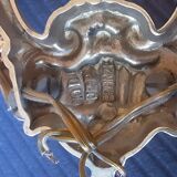 Pair of gold bronze appliques - year 60