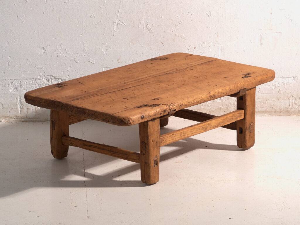 Antique pine coffee table – China, circa 1890