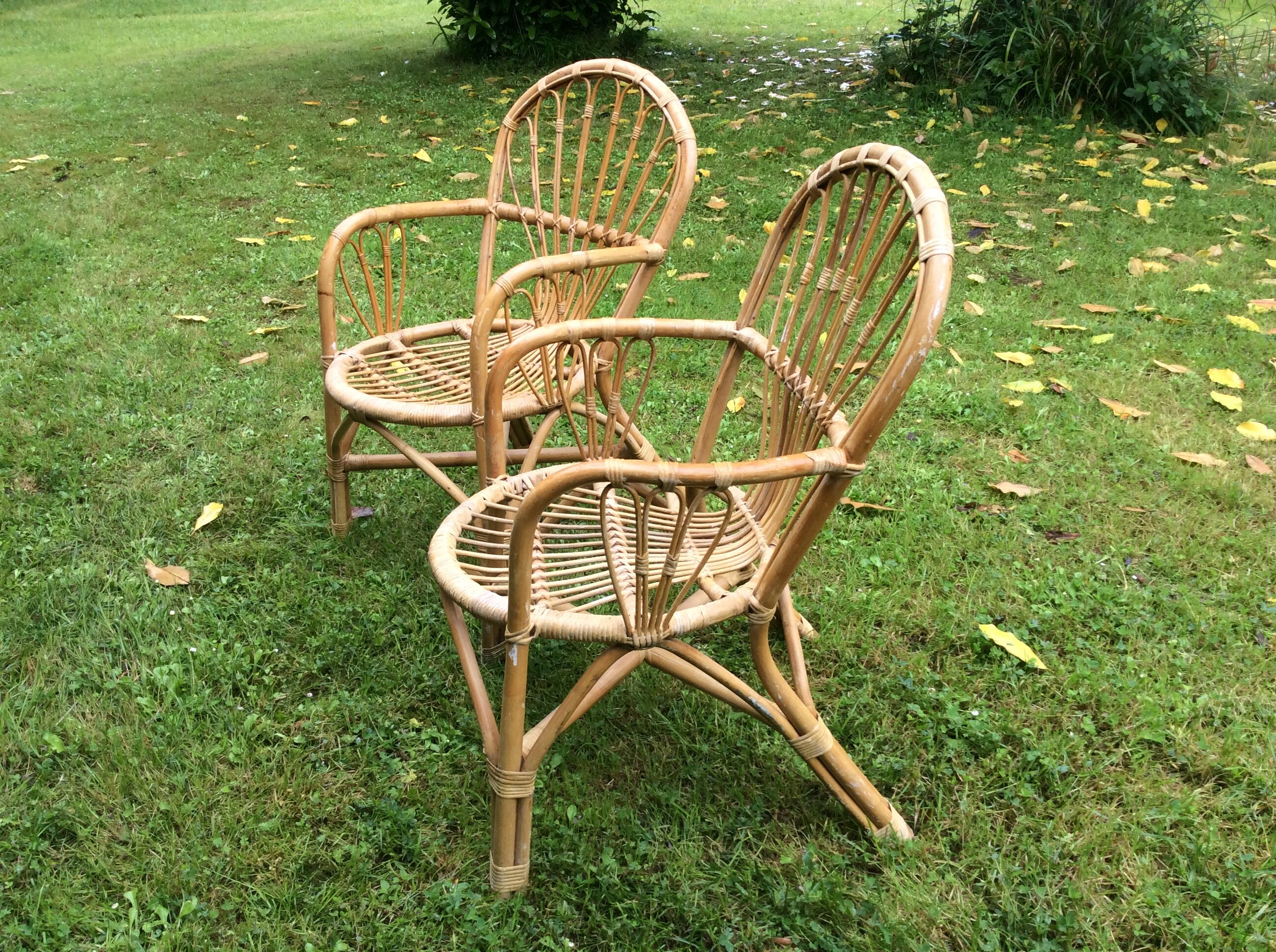 Rattan chairs