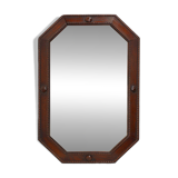 Miroir Art Déco français en bois, vers 1920