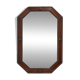 Miroir Art Déco français en bois, vers 1920