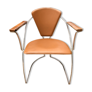 fauteuil design en cuir