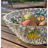 Diamond tip glass fruit cup