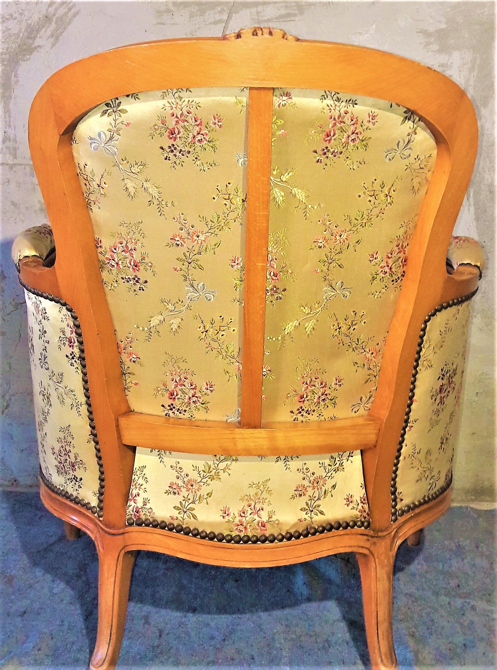 Pair of Louis XV-style shepherdess chairs