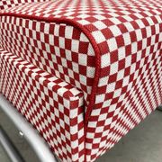 Thonet S-411 Armchair "Red & White"