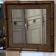 Bamboo rattan mirror