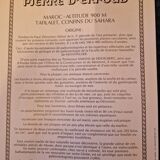 Brutalist coffee table 1960 to 1970 with inclusion of erfoud stone mosaic