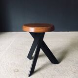 Modernist S31 Stool by Pierre Chapo, France, 1970s