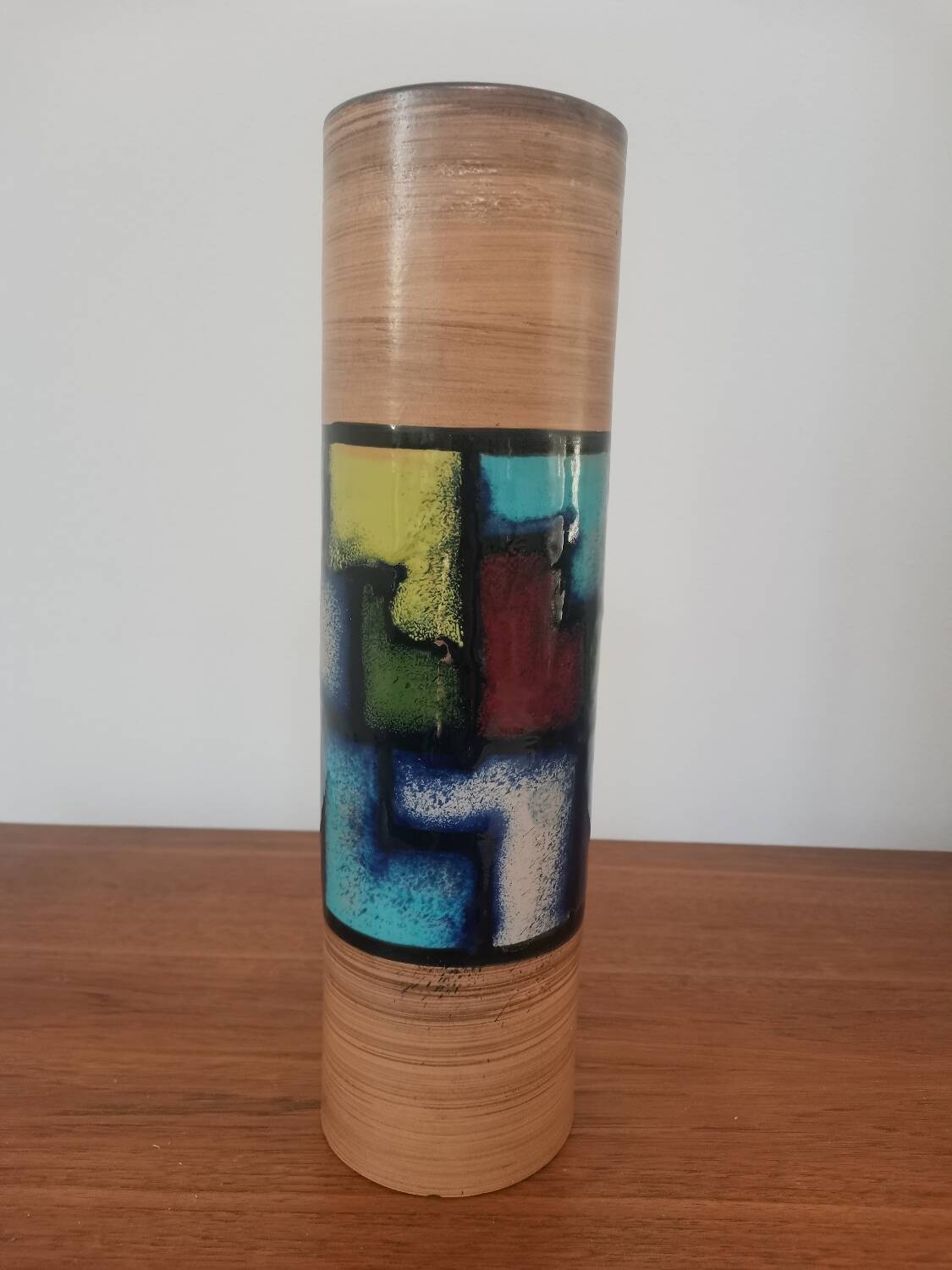 Vase en céramique Bitossi du milieu du siècle par Aldo Londi – Italie, modèle 837597,