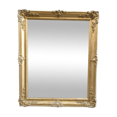 Mirror with mercury period Restoration in gilded wood nineteenth century
