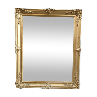 Mirror with mercury period Restoration in gilded wood nineteenth century