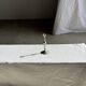 Antique silver-plated candlestick with baluster shaft H21 D9.5