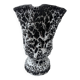 "Marius GIUGE Vallauris" Vase on pedestal with lava decoration 20th century