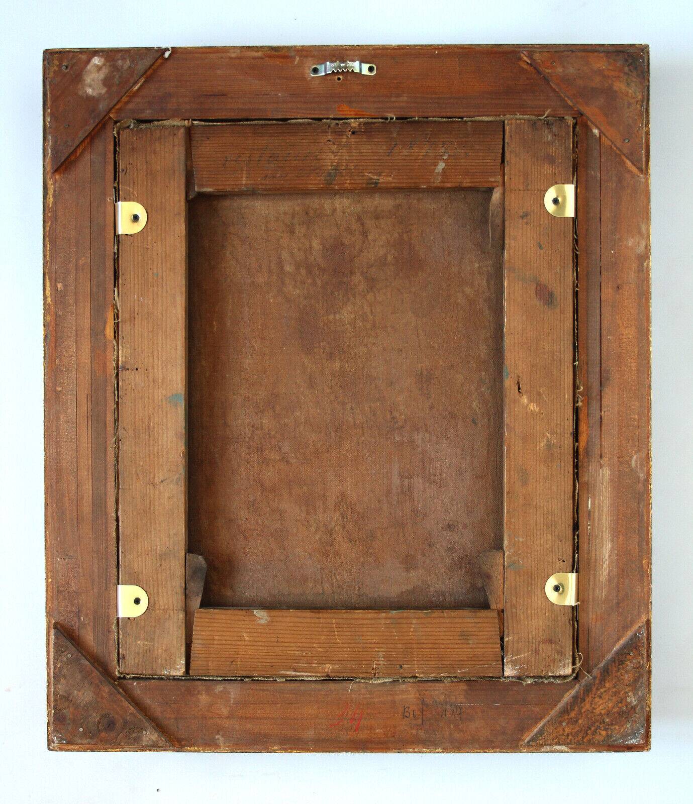 Elegant 19th-Century Portrait of a Lady – Oil on Canvas, Gilded Frame