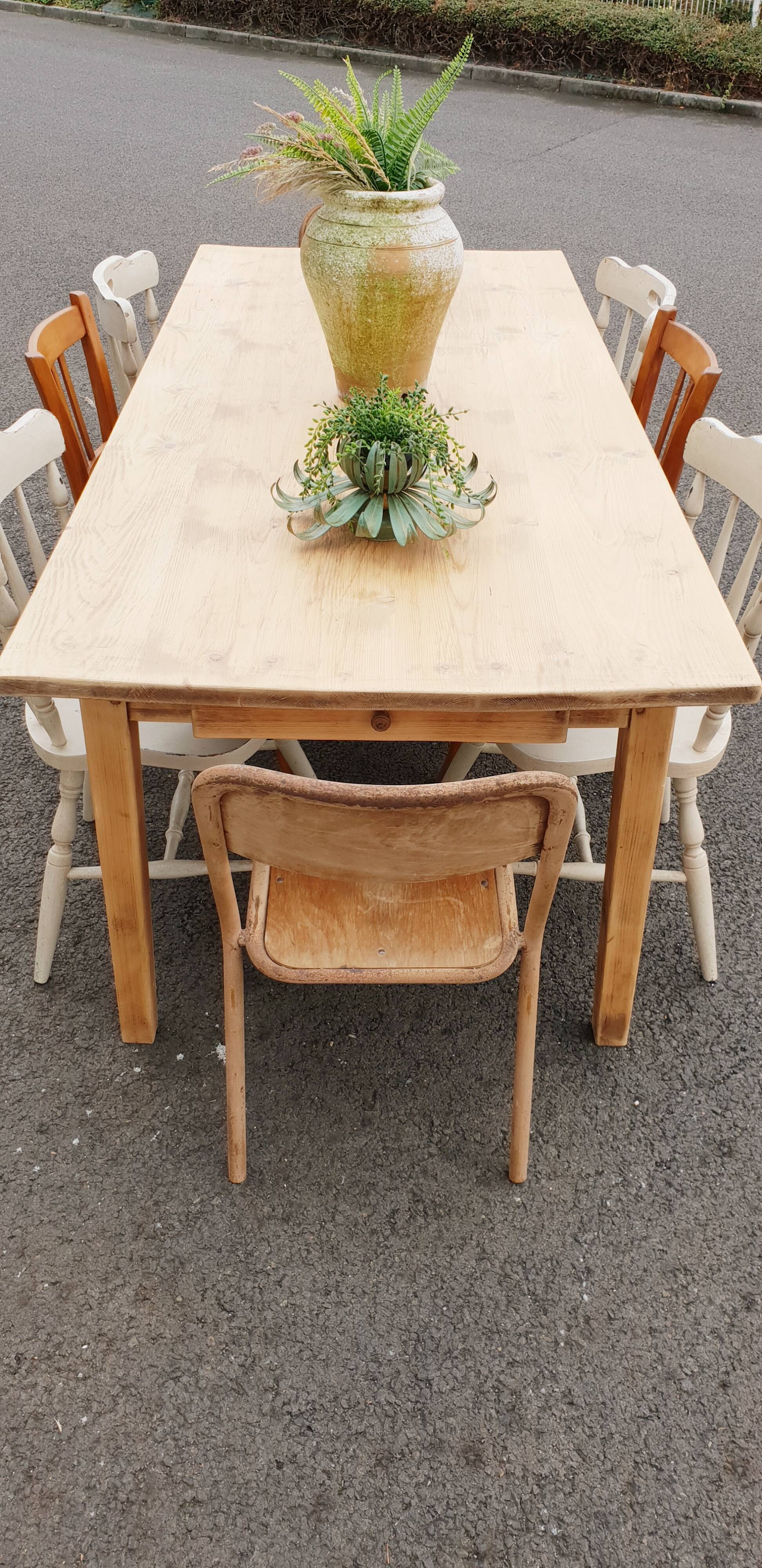 Vintage farm table