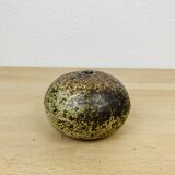 Vase boule grès pyrité soliflore