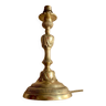 Bronze Lamp Base with Draped Decor Louis XVI Style