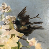 Oil on canvas late nineteenth, early twentieth, Trendy Birds