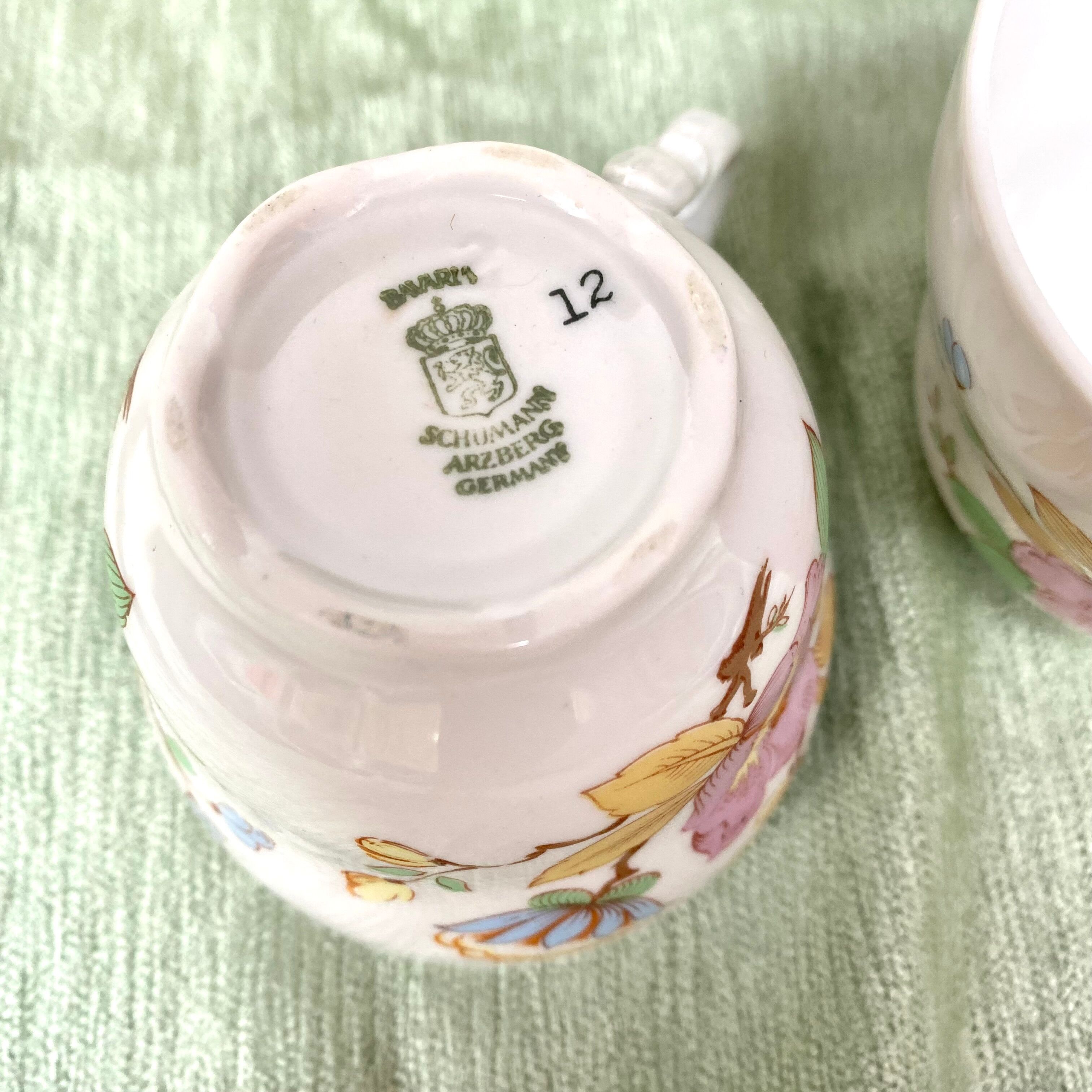 Bavaria fine porcelain cups