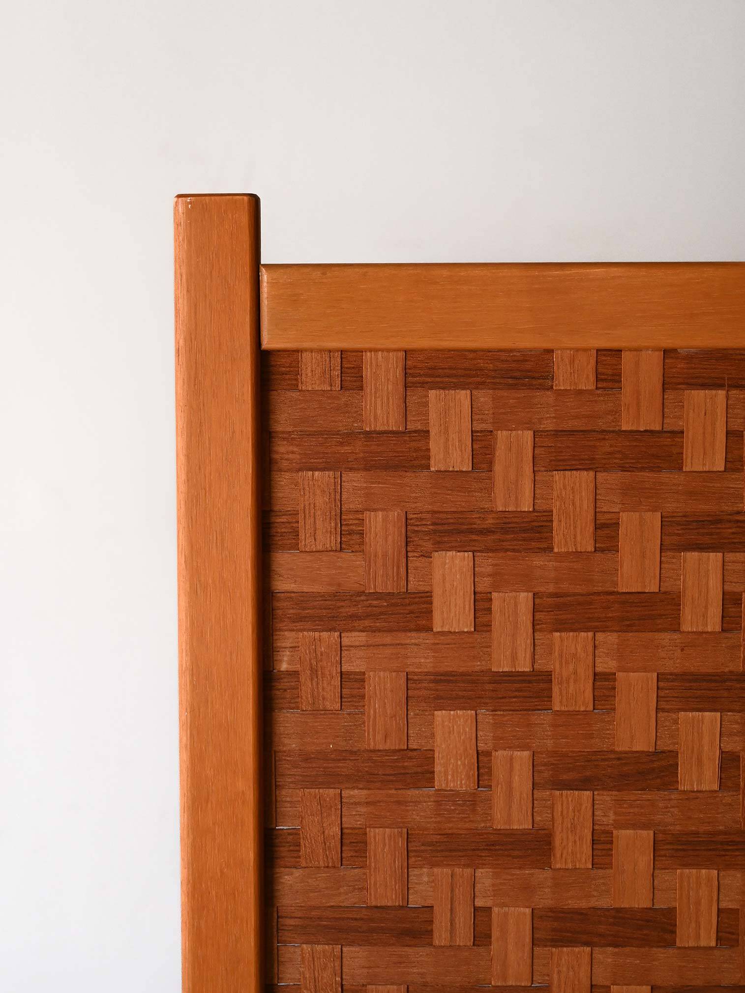 Scandinavian Spåna teak screen 1950s/60s