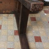 Ancien grand banc de ferme en bois  Vintage