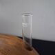 Turned wooden donut soliflore vase