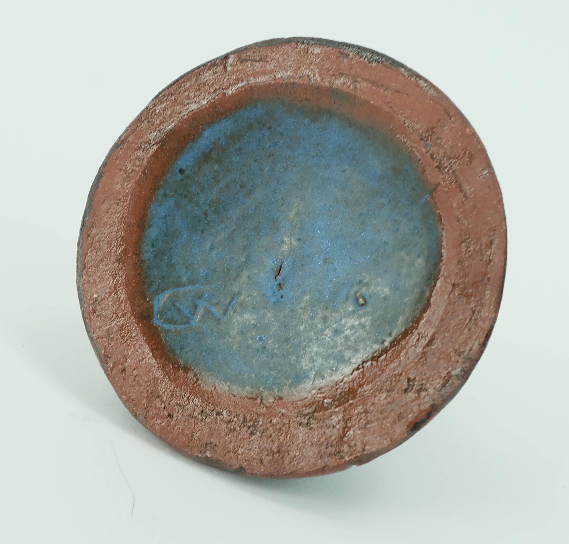 small danish modern ceramic VASE conny walther studio pottery denmark 60s