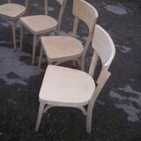 Series of 4 Baumann bistro chairs