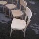 Série de 4 chaises de bistrot Baumann